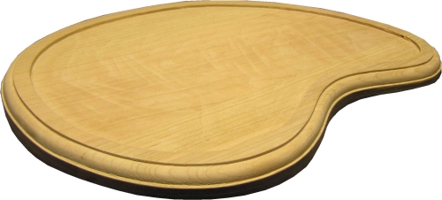 Hand routed odd shaped base